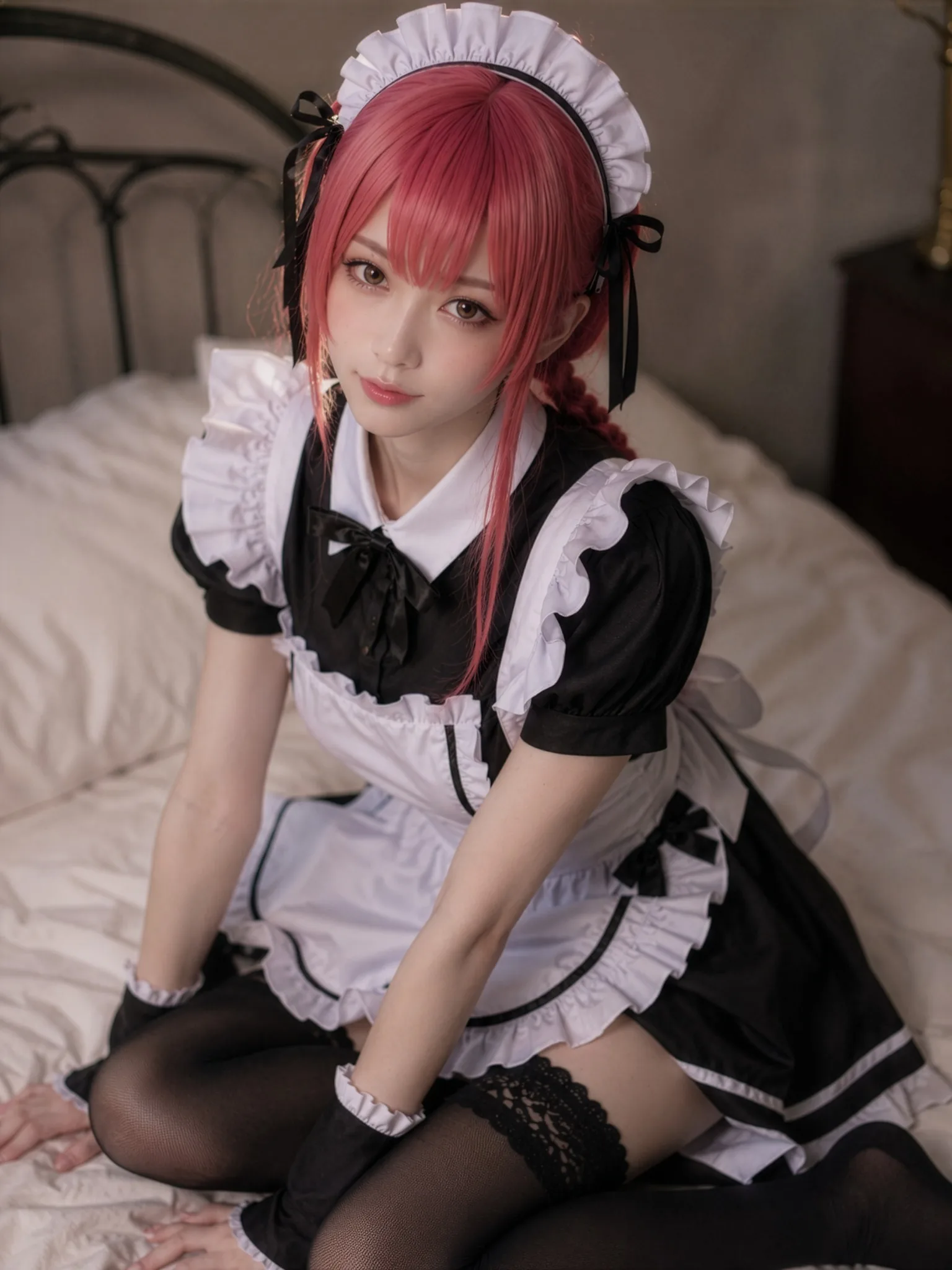 赤髪メイドのリスカ